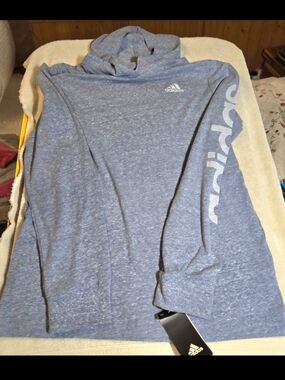 adidas AEROREADY 3-Stripe Boys Youth XL 14/16 T-Shirt Heather Grey NWT